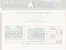 Tablet Screenshot of bearmountainbb.com